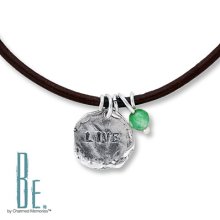 Kay Jewelers Live Bracelet Aventurine Sterling Silver/Leather- Additional Gemstones
