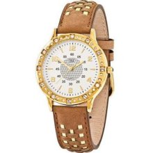 Kennedy 37mm Adjustable 9in Woven Leather Watch Ct422