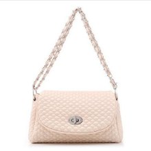 Korean Hot Lady Fashion Shoulder Bag Cross-body Bag Beige 030114-15