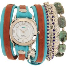 La Mer Austin Crystal/Stone Wrap Watches : One Size