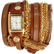 La Mer Double Chain Arizona Analog Watches : One Size