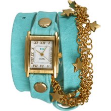 La Mer Gold Star Charm Wrap Analog Watches : One Size