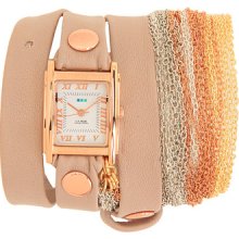 La Mer Nude/Rainbow Multichain Wrap Watches : One Size