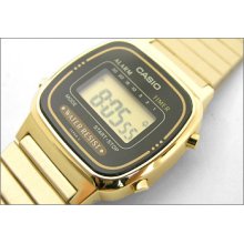 La670wga-1 Casio Ladies Classic Gold Watch 100% Authentic