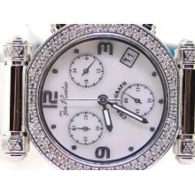 Ladies 1.10 Ctw Jojo Joe Rodeo Diamond Watch Black Face
