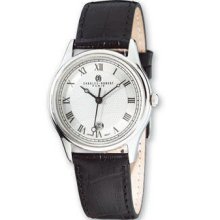 Ladies Charles Hubert Stainless Steel Leather Band 29mm Watch Xwa2644
