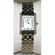 Ladies Concord Sportivo 18k White Gold 1/2ct Diamonds Swiss Quartz Watch