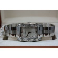 Ladies Ebel Tarawa Factory Diamond Encrusted Stainless Steel Quartz Watch