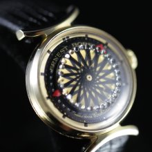 Ladies Ernest Borel Black Dial Kaleidoscope Cocktail Swiss Watch