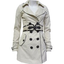 Ladies Girls Womens Jane Norman White Button Jacket Coat Blazer Sz 6 To 18