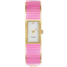 Ladiesâ€™ Gold-Plated Bangle Watch