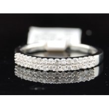 Ladies White Gold Diamond Engagement Wedding Ring Band