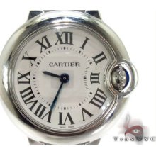 Ladies Women Ballon Blue De Cartier Small Model Quartz Watch