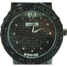 Ladies Women Diamond Jojino Watch MJ-1046B Round Cut Joe Rodeo 2.00ct
