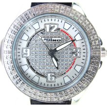 Ladies Women Diamond JoJino IJ-1017 Round Cut H Color Watch 0.20ct