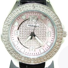 Ladies Women Diamond JoJino Watch Round Cut Joe Rodeo IJ-1016 0.20ct