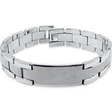 Large Tungsten TITAN Bracelet With Center Plate