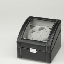 Leather Watch Winder For 2 Watches
