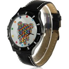 Leather Watchband Quartz Watch Little Bear