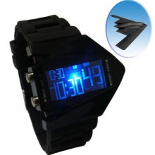 Led Binary Watch Fashion Dress Women Mens Sport Trendy B-52 Black Cool