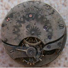 Longines Old Wristwatch Movement 26 Mm. In Diameter Balance Broken To Restore