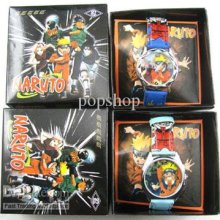 Lots 10 Pcs New Cartoon Naruto Wristwatches Watch Boxes