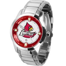 Louisville Cardinals Titan - Stainless Steel Band Watch