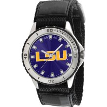 LSU Tigers Veteran Velcro Mens Watch