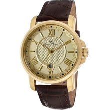 Lucien Piccard Cilindro Men's Date Rrp $600 Watch 12358-yg-010