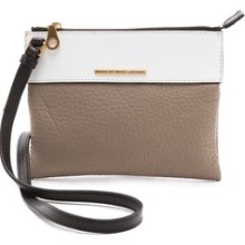 MARC by Marc Jacobs 'Sheltered Island Colorblock - Percy' Leather Crossbody Bag, Small Star White Multi