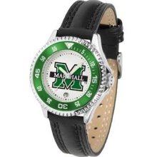 Marshall Thundering Herd Women's Leather Sports Watch