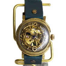 Mechanical watch Vintage brass type Handmade Handcraft watch (space) Leather and Brass material Steampunk Gift