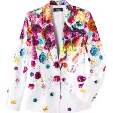 Medium (M) Prabal Gurung For Target Womens Blazer Jacket in Floral Crush Print