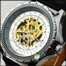 Men Leather Watch Watches Mechanical Watch Custom Design 6pc/lot Y07