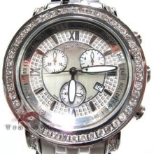 Mens Diamond Round Cut H Color Si1 Joe Rodeo Tyler 3.50ct