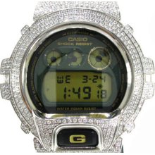 Mens G-Shock Watch Round Cut Casio CZ Case and