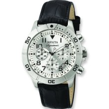 Mens Invicta Signature Silver Dial Quartz Watch