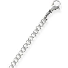 Mens Large Box Chain Bracelet 316L Surgical Stainless Steel