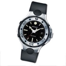Men's Movado Series 800 Watch with Black Dial and ThermoResin Strap