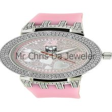 Mens Real Diamond Iced Out Ice Mania Swiss Quartz Kc Techno Rodeo Joe Jojo Watch