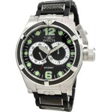 Men's Stainless Steel Corduba Quartz Day Date Rubber Carbon Fiber