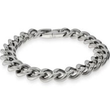 Mens Stainless Steel Curb Link