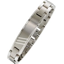 Men's Stainless Steel Triple Line Bracelet