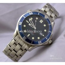 Mens Steel Professional Blue Dial Automatic 300m James Bond Luxury W