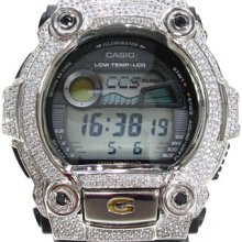 Mens White Silver & CZ G-Shock G-7900-3DR Casio Watch