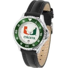 Miami Hurricanes Women's Leather Sports Watch
