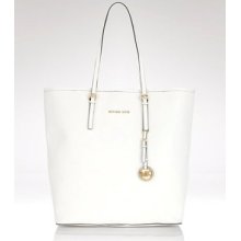 Michael Kors Tote Jet Set Travel Optic White 30s2gtvt7l