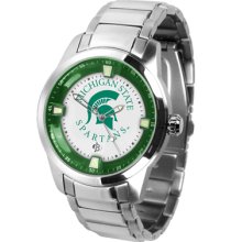 Michigan State Spartans Logo- Mens Titan Steel Watch