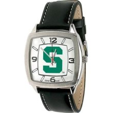 Michigan State Spartans MSU Mens Retro Wrist Watch