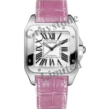 Midsize Cartier Santos 100 Automatic Watch - W20126X8